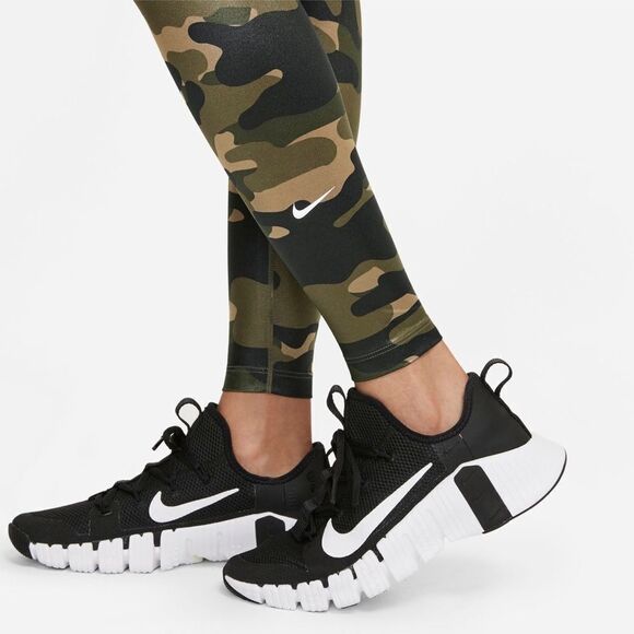 NIKE Women's Leggings Mid Rise Full Length Camo Green Plus 1X NEW WITH TAGS - Picture 7 of 9